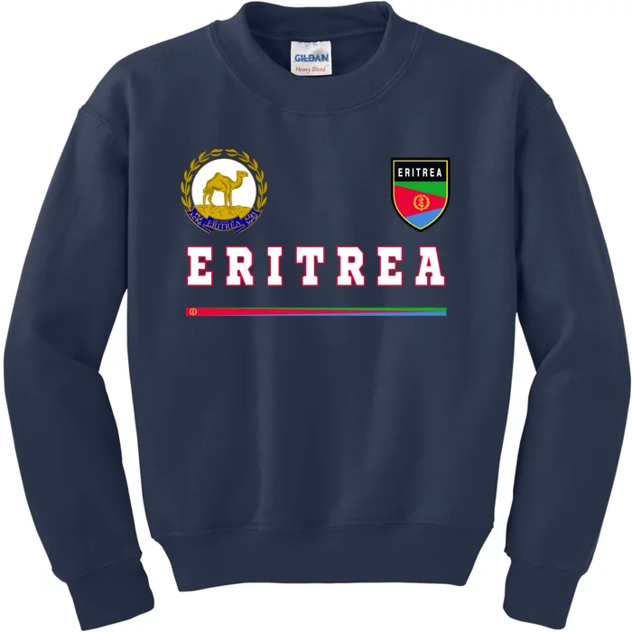 Flag Football Eritrean Eritrea Sport Soccer Jersey Kids Sweatshirt