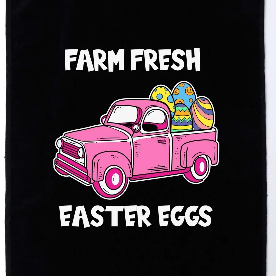 Farm Fresh Eatser Eggs Easter Day Gift Funny Egg Platinum Collection Golf Towel