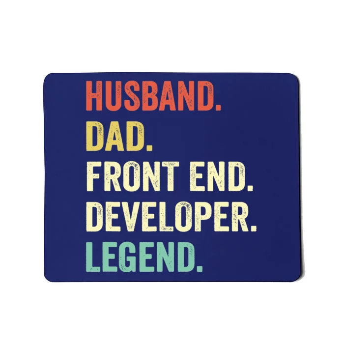 Funny Front End Developer Gifts Web Developers Dad Husband Mousepad