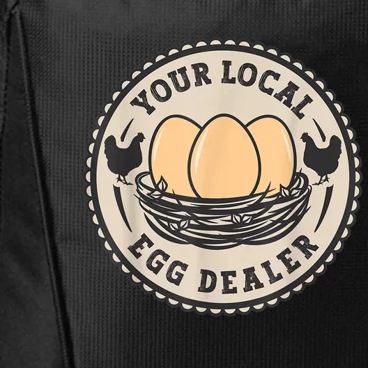 Farm Fresh Eggs Funny farm, Your Local Egg Dealer City Backpack