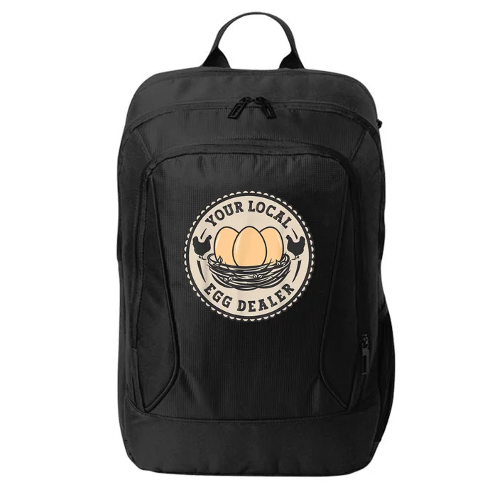 Farm Fresh Eggs Funny farm, Your Local Egg Dealer City Backpack