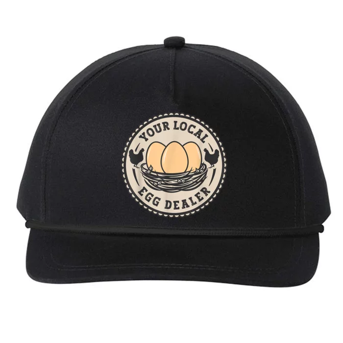 Farm Fresh Eggs Funny farm, Your Local Egg Dealer Snapback Five-Panel Rope Hat