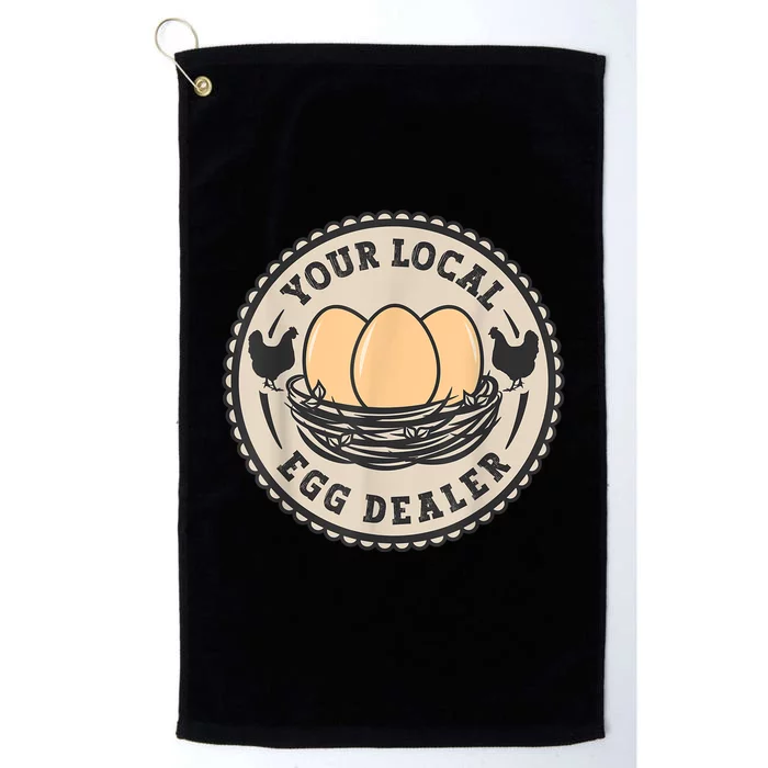 Farm Fresh Eggs Funny farm, Your Local Egg Dealer Platinum Collection Golf Towel