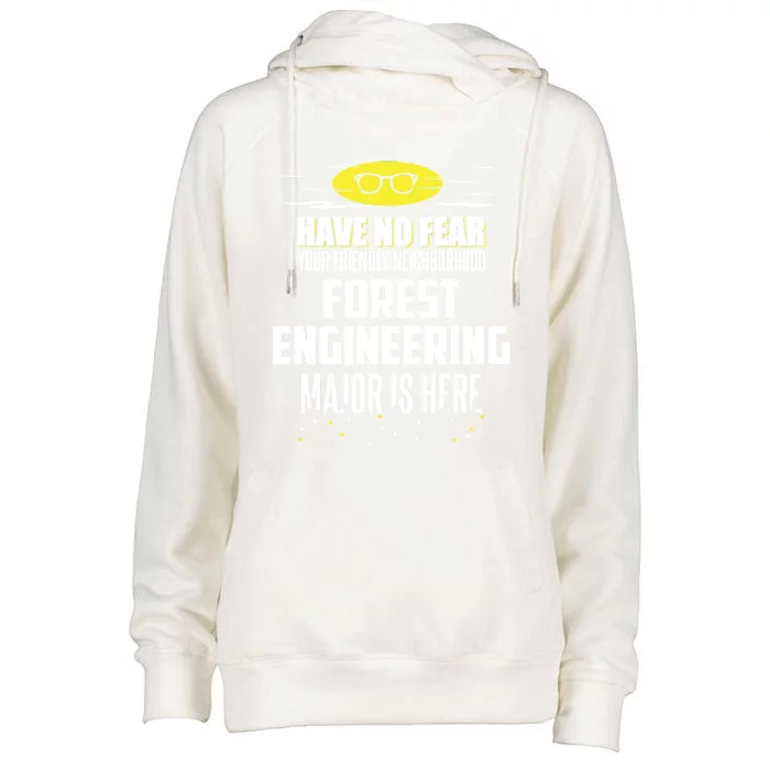 Funny Forest Engineering Major Design Have No Fear Gift Womens Funnel Neck Pullover Hood