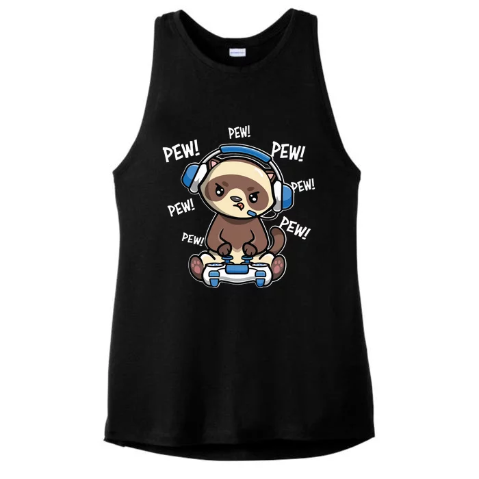 Ferret Ladies Tri-Blend Wicking Tank