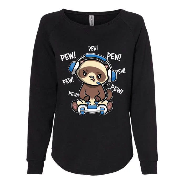 Ferret Womens California Wash Sweatshirt