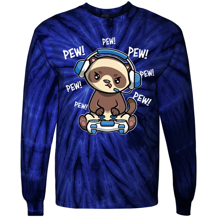 Ferret Tie-Dye Long Sleeve Shirt