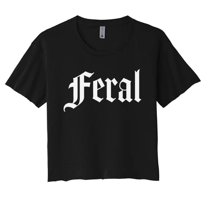 Feral Women's Crop Top Tee