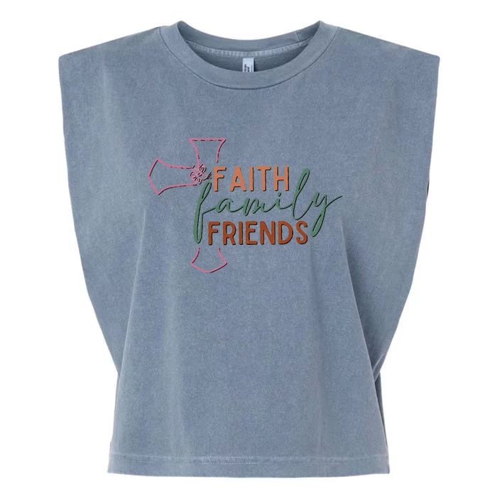 Faith Family Friends Garment-Dyed Women's Muscle Tee