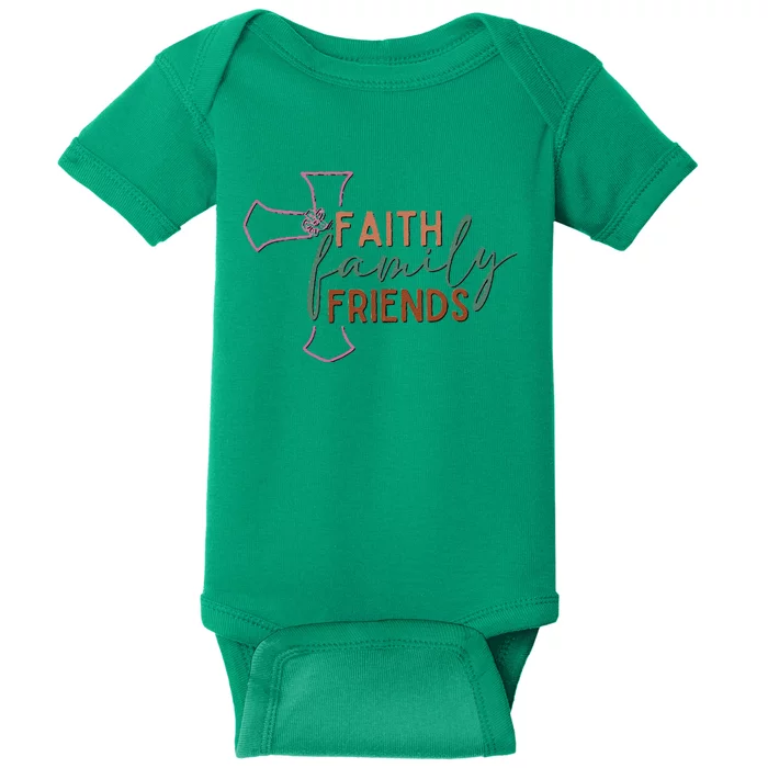 Faith Family Friends Baby Bodysuit