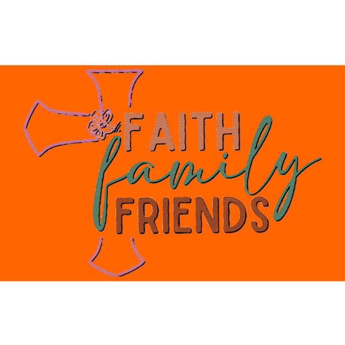 Faith Family Friends Bumper Sticker