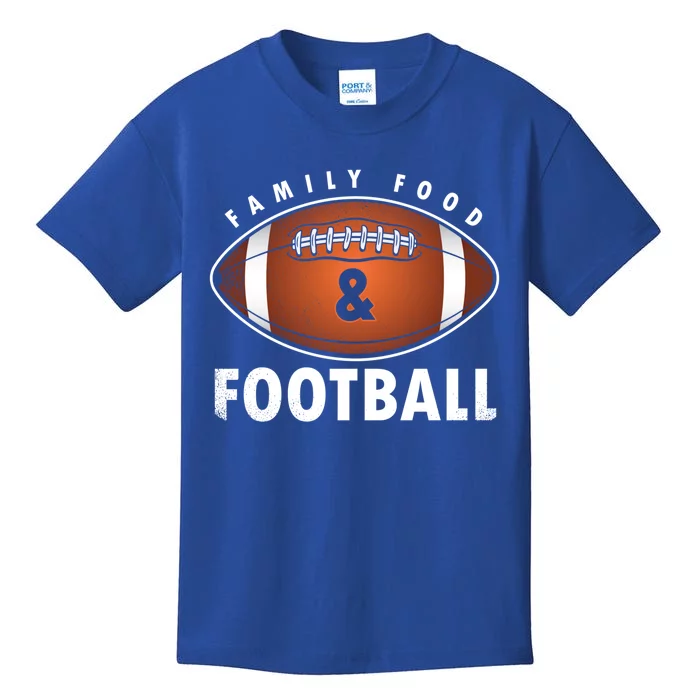 Family Food Football Player Fan Rugby Sports Game Gift Great Gift Kids T-Shirt