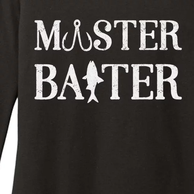 Fishermen Funny Fishing Master Baiter Womens CVC Long Sleeve Shirt