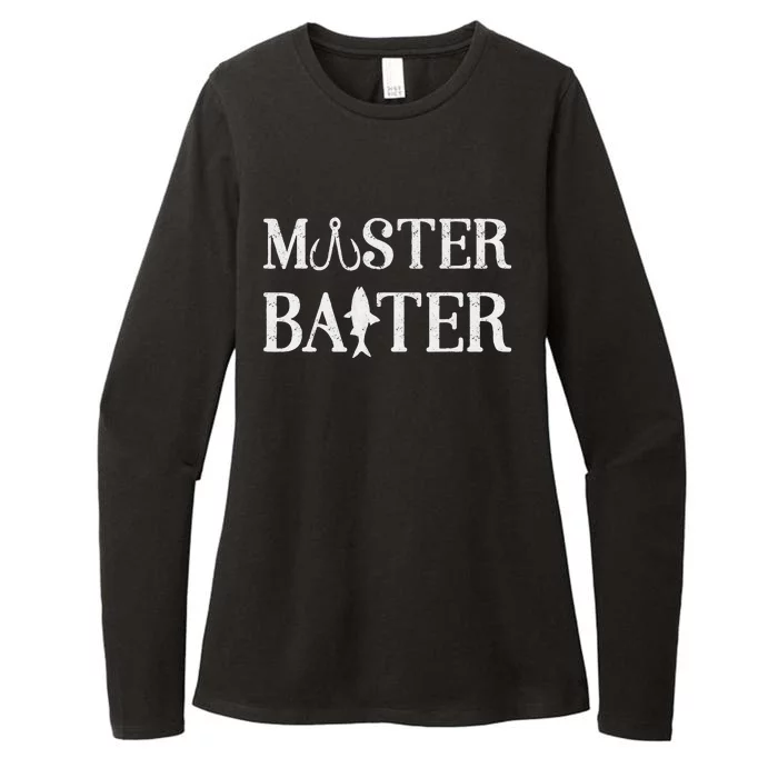 Fishermen Funny Fishing Master Baiter Womens CVC Long Sleeve Shirt