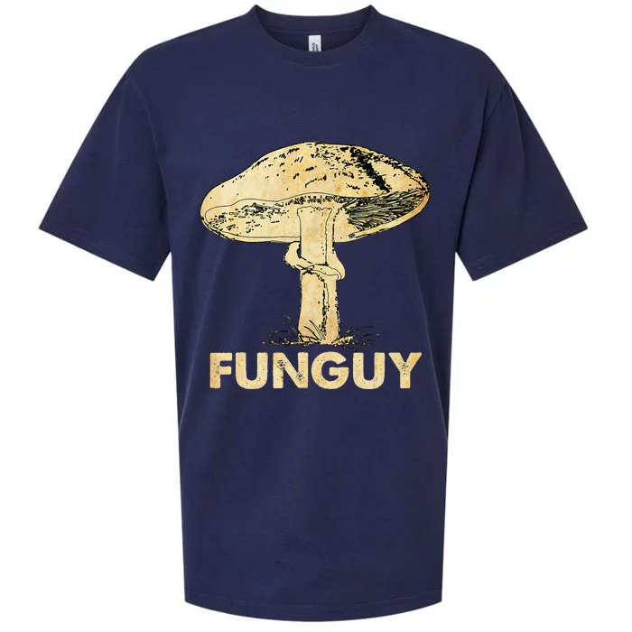 Funguy Funny Fungi Fungus Mushroom Sueded Cloud Jersey T-Shirt