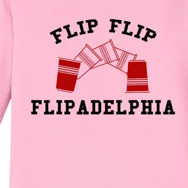 Flip Flip Flipadelphia Baby Long Sleeve Bodysuit