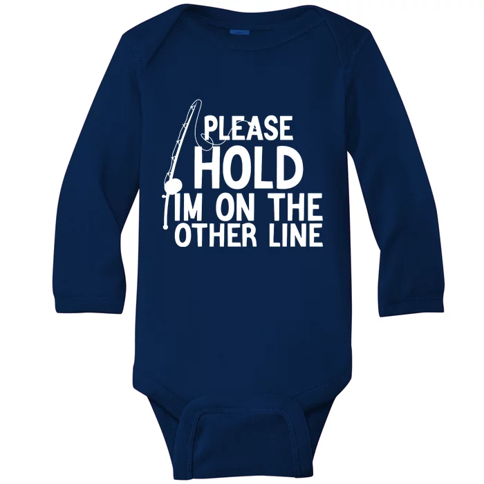 Fishing Fisherman Baby Long Sleeve Bodysuit