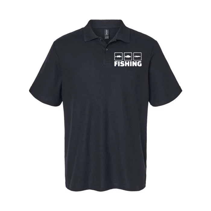 Fishing fish Softstyle Adult Sport Polo