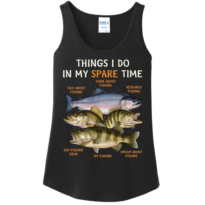 Funny Fishing Ladies Essential Tank