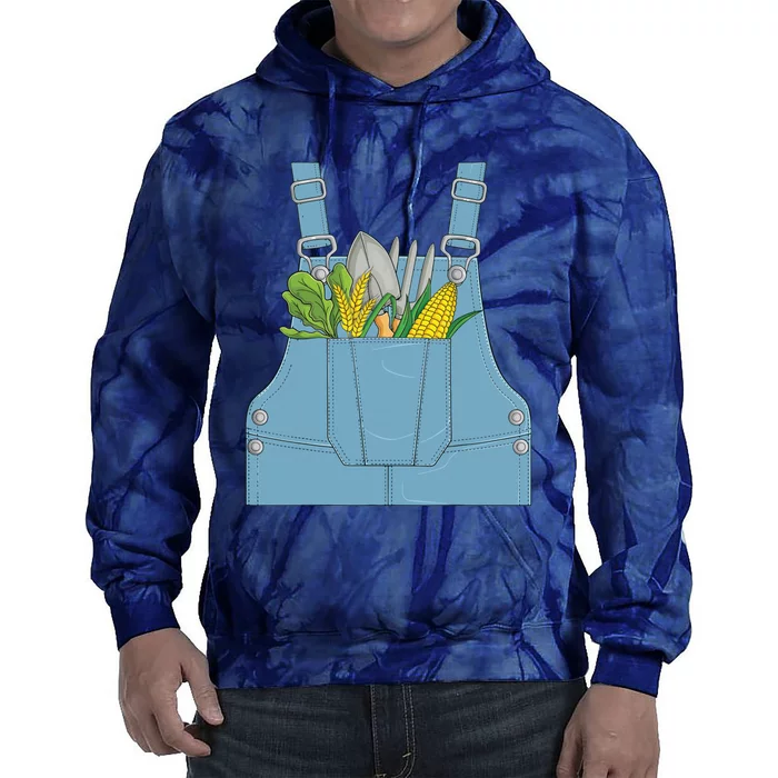 Farmer Farm Farming Life Halloween Costume Tie Dye Hoodie