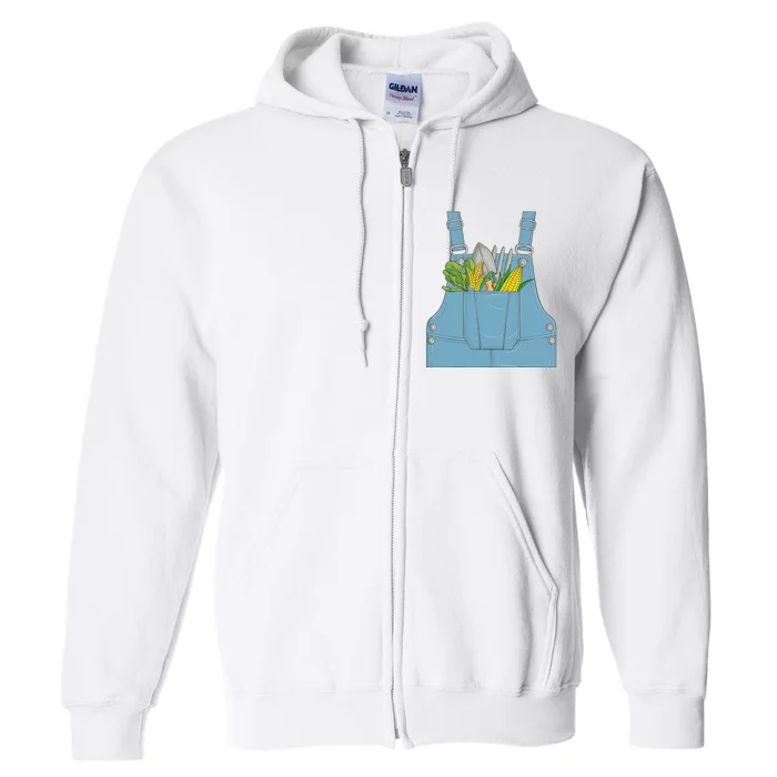 Farmer Farm Farming Life Halloween Costume Full Zip Hoodie