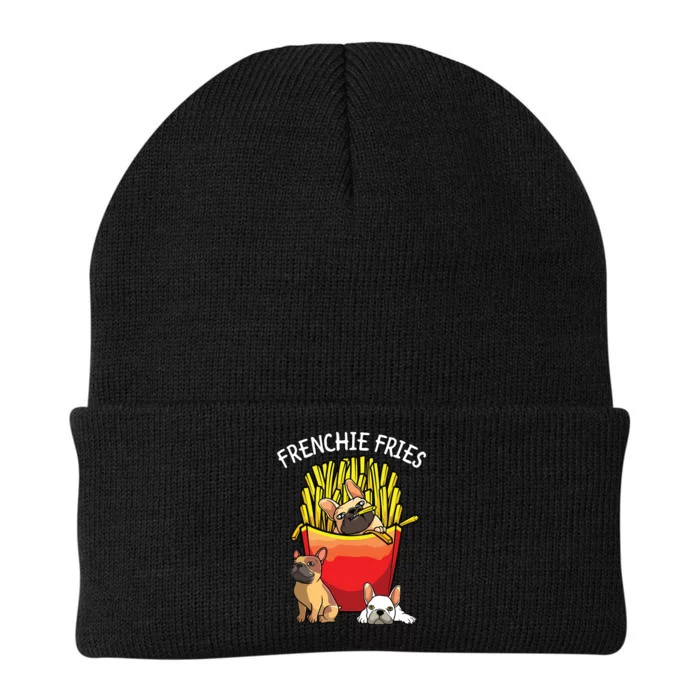 Funny Frenchie Fries French Bulldog Lover Men Women Knit Cap Winter Beanie