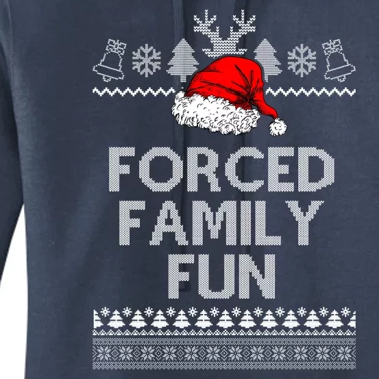 Forced Family Fun Ugly Christmas Women's Pullover Hoodie