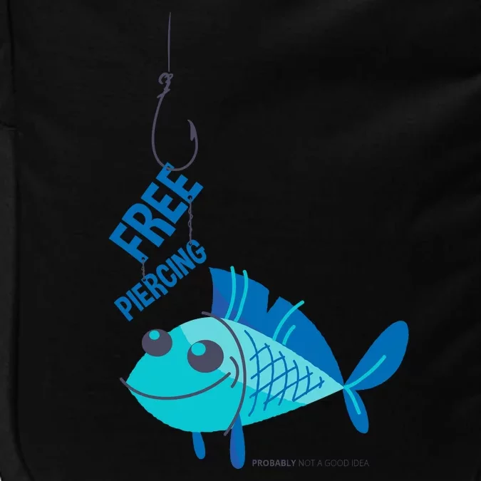 Funny Fish Free Piercing Impact Tech Backpack