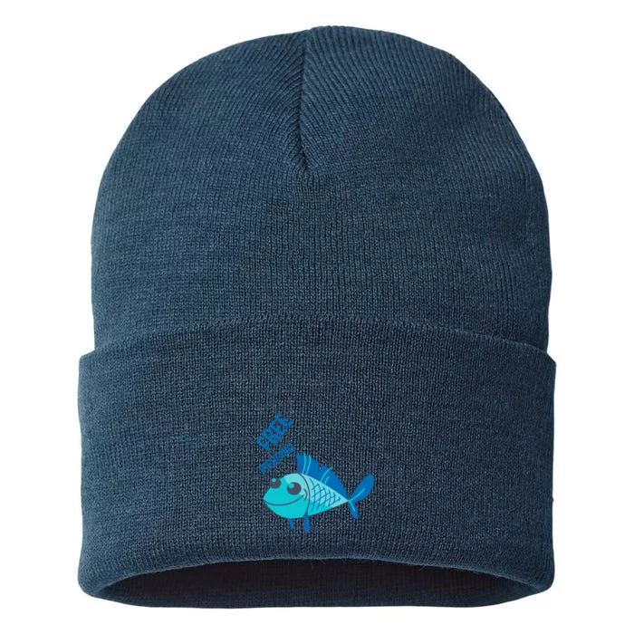 Funny Fish Free Piercing Sustainable Knit Beanie