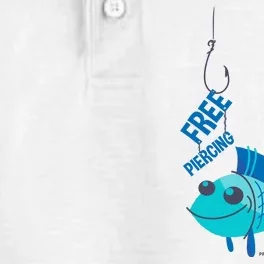 Funny Fish Free Piercing Dry Zone Grid Performance Polo