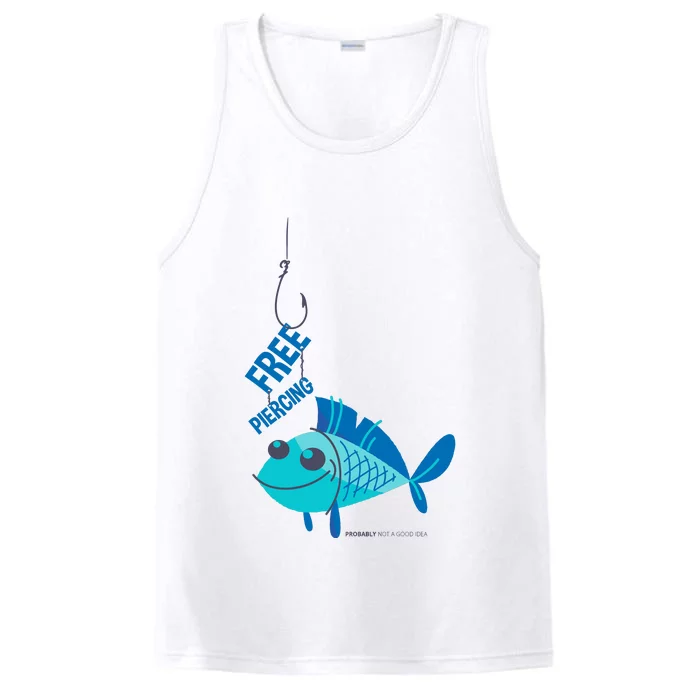 Funny Fish Free Piercing Performance Tank