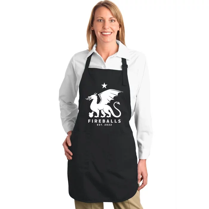 Fireballs Fc Full-Length Apron With Pocket