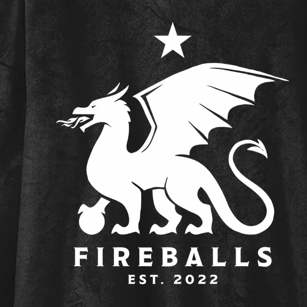 Fireballs Fc Hooded Wearable Blanket