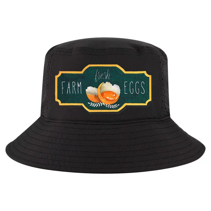 Funny Farm Fresh Eggs Cool Comfort Performance Bucket Hat