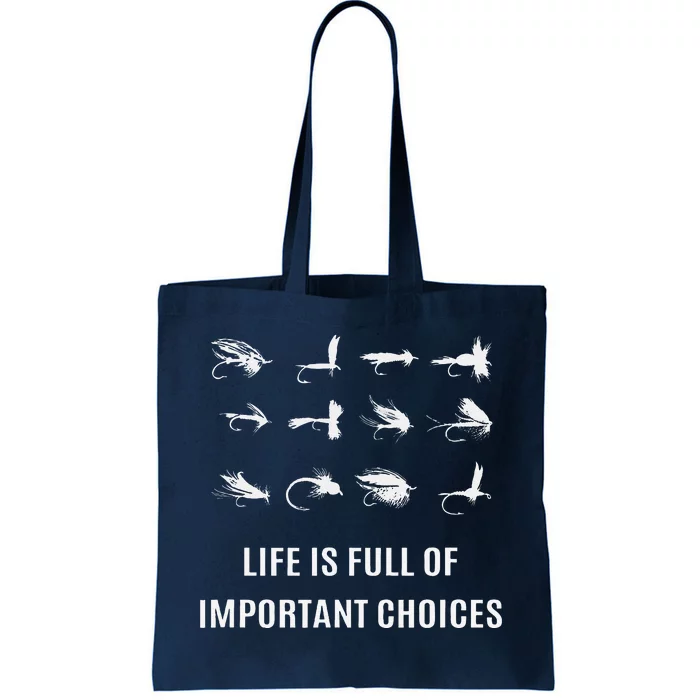 Fly Fishing Fisherman Gift Tote Bag