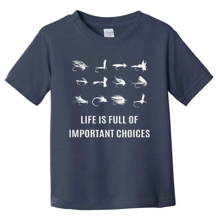 Fly Fishing Fisherman Gift Toddler T-Shirt