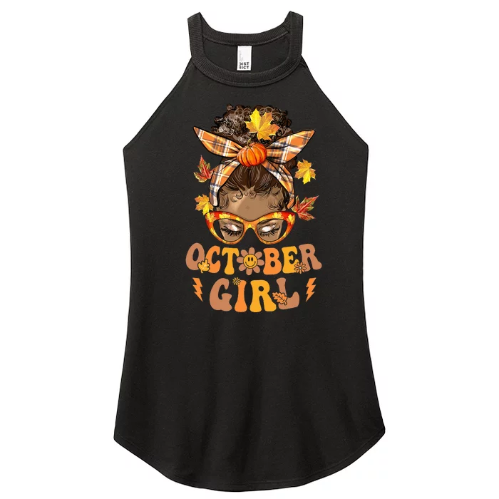 Funky Fall Festive Hair Accessory Women’s Perfect Tri Rocker Tank