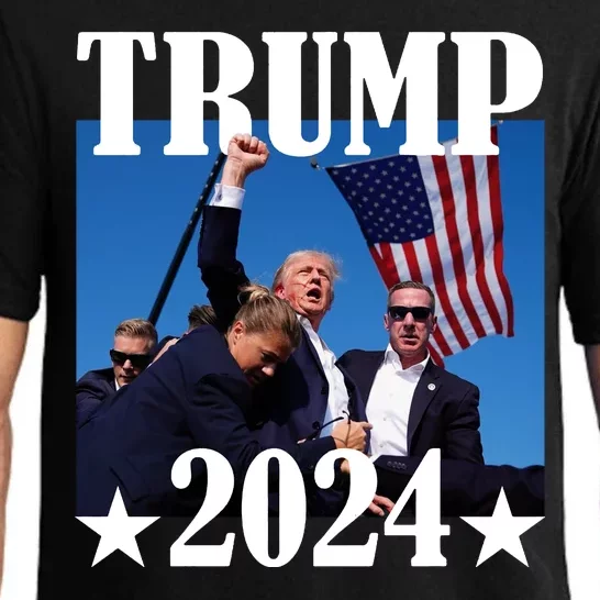 Fight Fight Fight Trump Shot Assassination Attempt 2024 Pajama Set