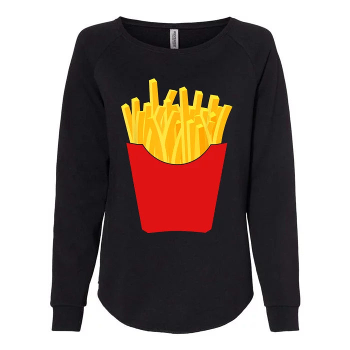 French Fries French Fry Costume Womens California Wash Sweatshirt