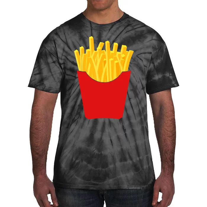 French Fries French Fry Costume Tie-Dye T-Shirt