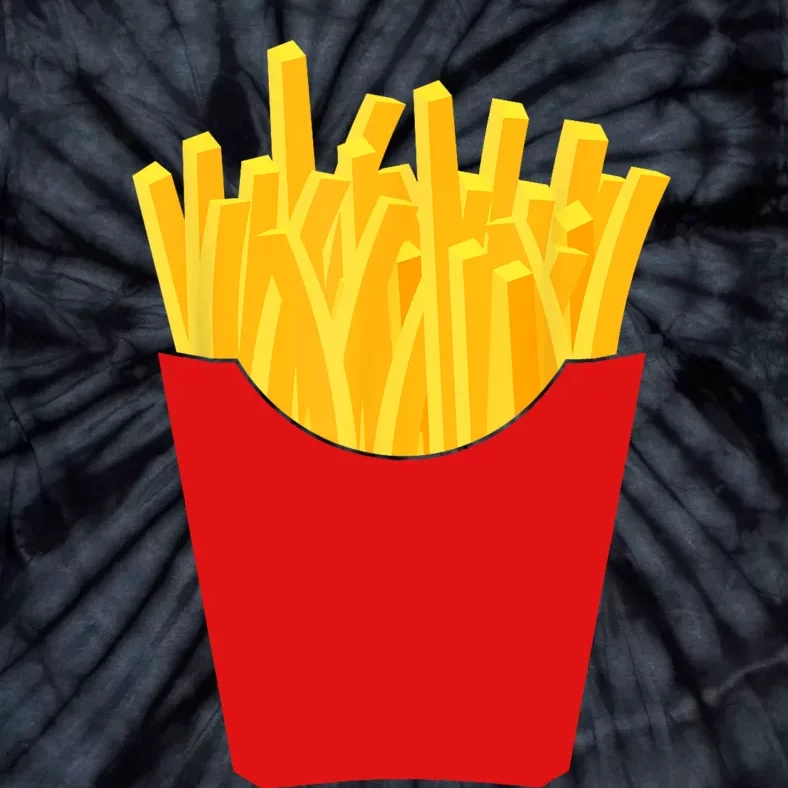 French Fries French Fry Costume Tie-Dye T-Shirt