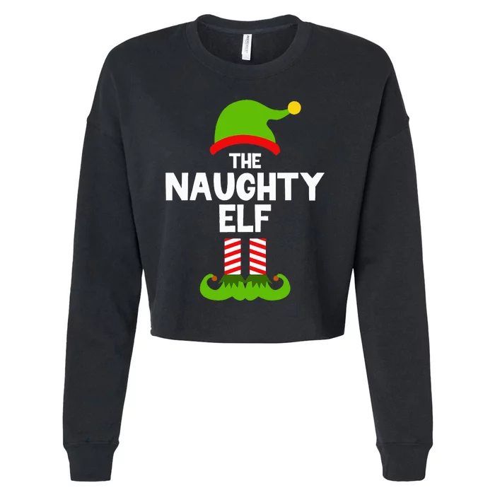 Forced Family Fun Winter Holidays Christmas Cropped Pullover Crew