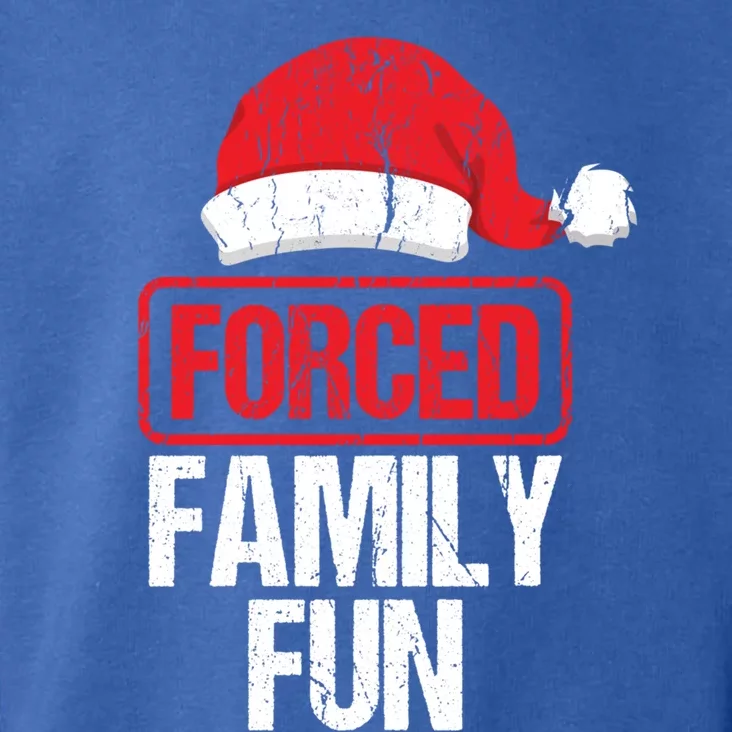 Forced Family Fun Winter Holidays Funny Christmas Gift Toddler Hoodie