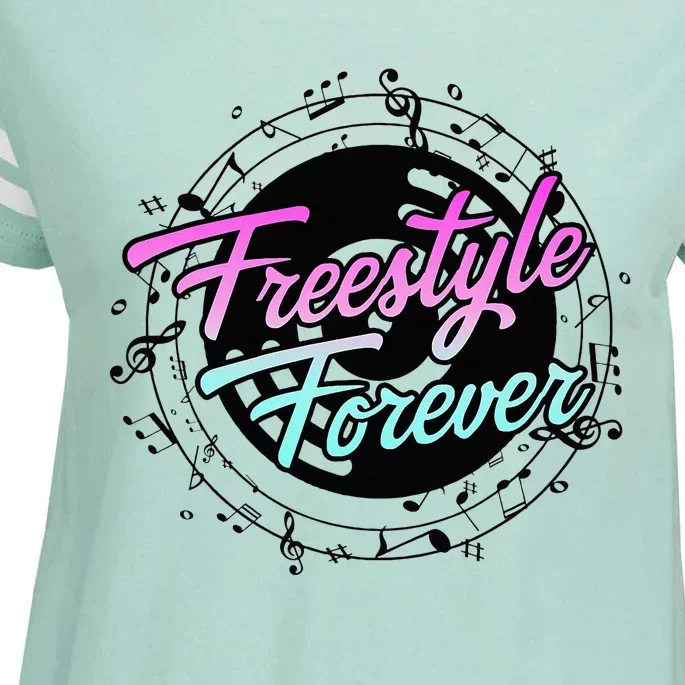 Freestyle Forever For Lovers Of 80s Freestyle Dance Music Enza Ladies Jersey Football T-Shirt