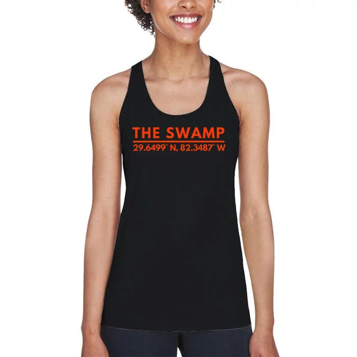 Florida Fl Fans The Swamp Women's Racerback Tank