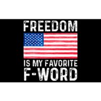 Freedom Favorite F Word America Libertarian Conservative USA Bumper Sticker