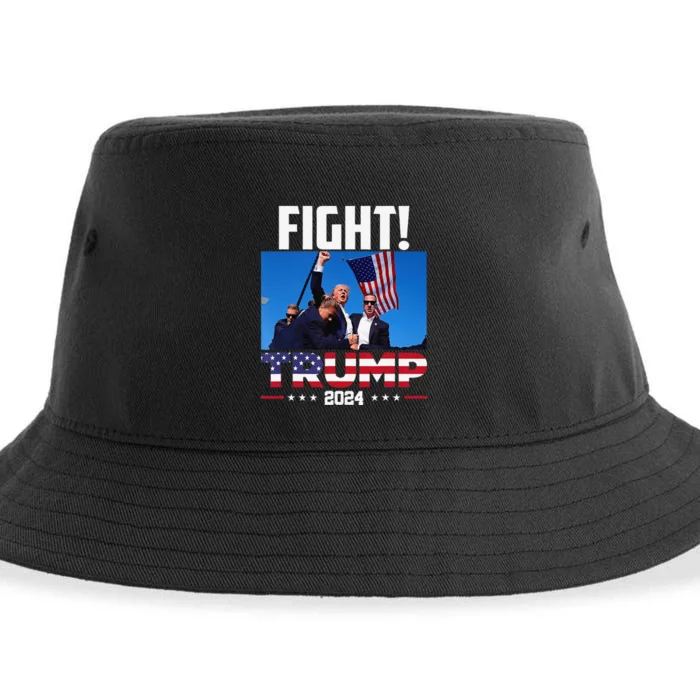 Fight Fight Fight Trump 2024 Sustainable Bucket Hat