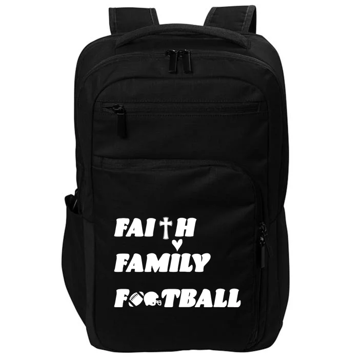 Faith Family Football Impact Tech Backpack