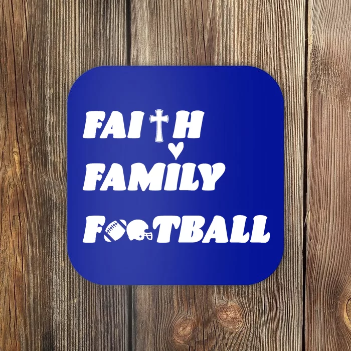 Faith Family Football Coaster