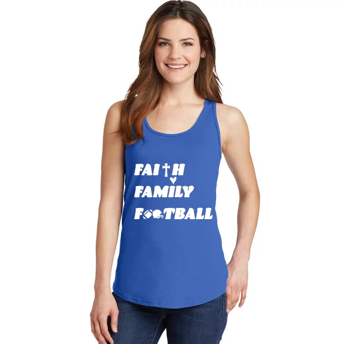 Faith Family Football Ladies Essential Tank